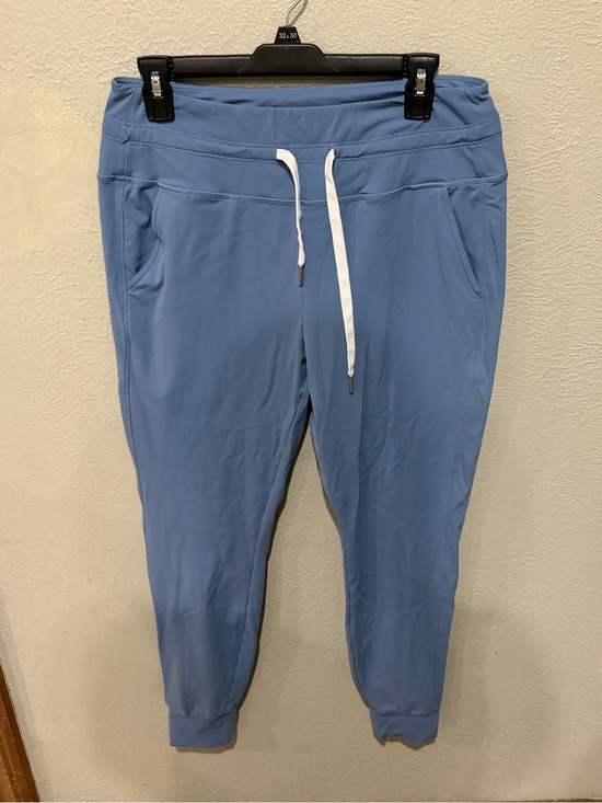 HALARA Pants - HALARA Light Blue Waistband Joggers with White Drawstring Size L EUC